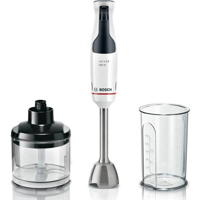Пасатор Bosch MSM4W220, SER4, Blender, ErgoMaster, 600 W, Dynamic Speed Control, QuattroBlade System, Included Blender, Chopper  Пасатор Bosch MSM4W220, SER4, Blender, ErgoMaster, 600 W, Dynamic Speed Control, QuattroBlade System, Included Blender, Chopper