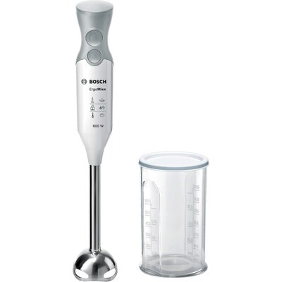 Пасатор Bosch MSM66110, Blender, ErgoMixx, 600 W, Included transparent jug, White