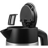 Електрическа кана Bosch TWK4P440, Kettle, DesignLine, 2000-2400 W, 1.7 l,  OneCup function, Stainless steel