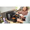 Уред за здравословно готвене Bosch MAFD440B7, Air Fryer Double Flex Drawer, 9L (2x4.5L), 2500 W, 40-230 °C, Touch Control, Black