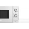 Микровълнова печка Bosch FFL020MW0, SER2, Freestanding microwave, 800 W, 20 l, Number of power levels 5, 27 cm glass rotating pl