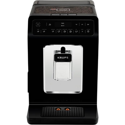 Кафеавтомат Krups EA890810, Evidence Fully Auto Espresso Machine, 1450W, Led display, 2.3l water tank, black/chrome