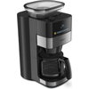 Кафемашина Krups KM832810 Grind & Brew, metalic grinder, 3 grinding settings, digital display, timer, 1.25L