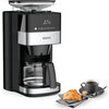 Кафемашина Krups KM832810 Grind & Brew, metalic grinder, 3 grinding settings, digital display, timer, 1.25L