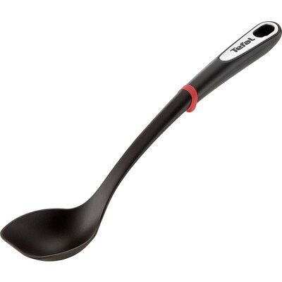 Лъжица Tefal K2060514, Ingenio, Spoon, Kitchen tool, Termoplastic, 39.8x9x4.6cm, Up to 230°C, Dishwasher safe, black