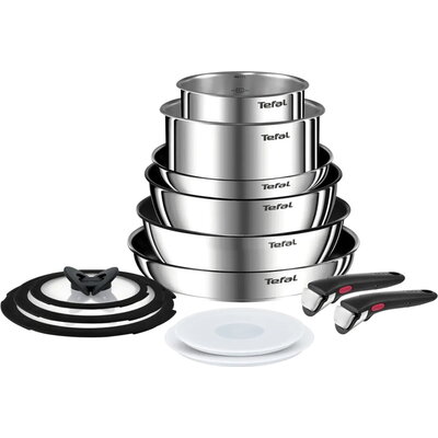 Комплект тигани и тенджери Tefal L897SD74 Tefal SET 13PCS G6 ING EMOTION IND SS