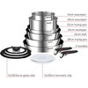Комплект тигани и тенджери Tefal L897SD74 Tefal SET 13PCS G6 ING EMOTION IND SS