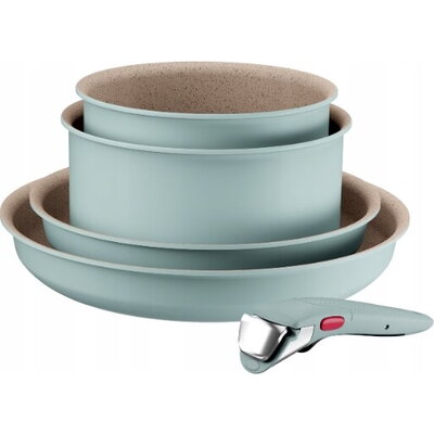 Комплект тигани и тенджери Tefal L8049502 Set 5Pcs Ing6 Harmony Eucal Fr
