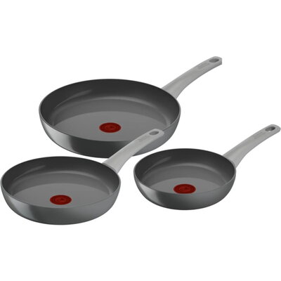 Комплект тигани и тенджери Tefal C4279132 SET 3FP CER RENEW ON HIPPO IRON