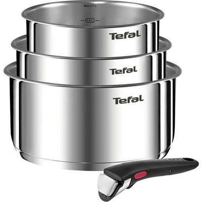 Комплект тигани и тенджери Tefal L8964S44 SET 4PCS ING6 EMOTION SS POL GB