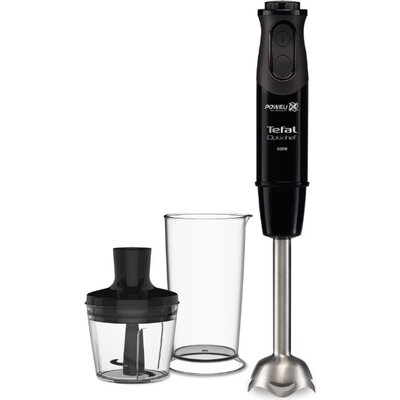Пасатор Tefal HB641838, Handblender Optichef, 800 W, 2 in 1, 10 Speed+ turbo, Container 0.8 liters, 0.5 liters Mini Chopper, bla