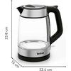 Електрическа кана Tefal KI605830 Ket Glass Ket 1.7L Blk Gamma Eu