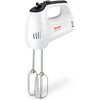 Миксер Tefal HT310138, Hand Mixer, 300W, 5 Speeds + turbo,  2 Beaters, 2 Dough hooks, white/dark grey