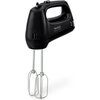 Миксер Tefal HT310838, Hand Mixer, 300W, 5 Speeds + turbo,  2 Beaters, 2 Dough hooks, black