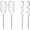 Миксер Tefal HT450B38, PrepMix 450W, 2 stainless steel whisks, 2 stainless steel dough hooks, 5 speeds + turbo