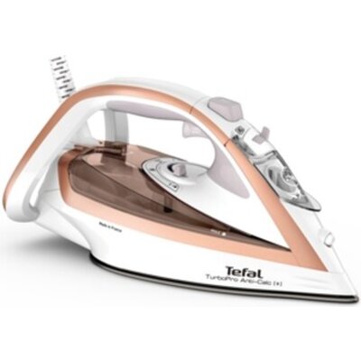 Ютия Tefal FV5697E1, Turbo Pro 3000W, white&pink, 0-50g/min, shot 270g/min, Durilium AirGlide Autoclean soleplate, calc collecto