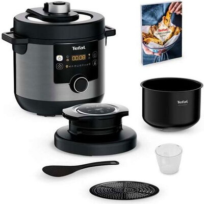Мултикукър Tefal CY778830 Turbo Cuisine N'Fry 7,6L (Crispy Lid Included), 1200W, Epc, Automatic Prg (10+5Air Frying), Easy Steam
