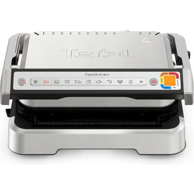 Барбекю Tefal GC774D30 Optigrill 4In1 Inox, (Grill, Bbq, Oven, Complete Meal), 600Cm2 Cooking Surface, Automatic Cooking Sensor,