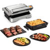 Барбекю Tefal GC774D30 Optigrill 4In1 Inox, (Grill, Bbq, Oven, Complete Meal), 600Cm2 Cooking Surface, Automatic Cooking Sensor,