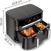 Уред за здравословно готвене Tefal EY942HE0 Xxl Dual Easy Fry Coal Eu