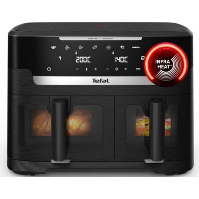 Уред за здравословно готвене Tefal EY9478E0 Xxl Dual Easy Fry Ir Blk Eu