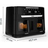 Уред за здравословно готвене Tefal EY9478E0 Xxl Dual Easy Fry Ir Blk Eu