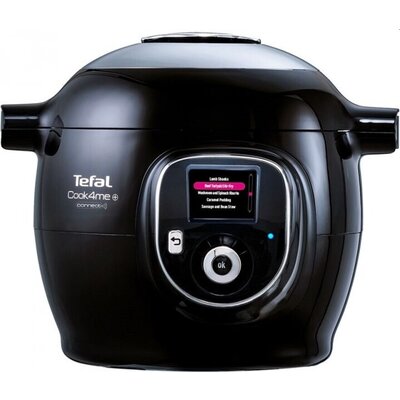 Мултикукър Tefal CY855830 Cook4me Connect + 150 BG recipes, 6L, black