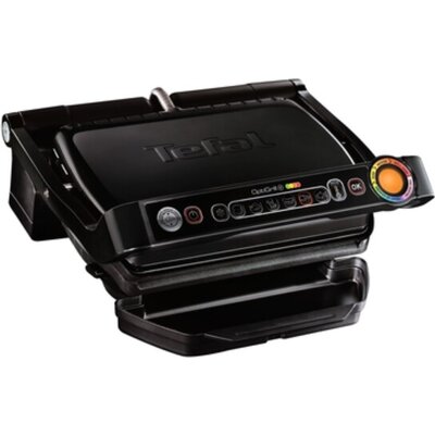 Барбекю Tefal GC714834, Optigrill+ Black Snacking, 600cm2 cooking surface, snacking tray, automatic cooking sensor, 6 automatic 