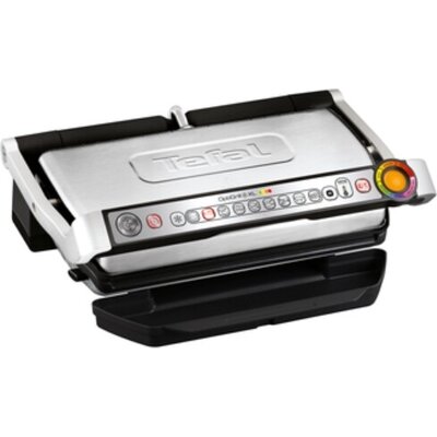 Барбекю Tefal GC722D34, Optigrill+ XL Silver, 800cm2 cooking surface, automatic cooking sensor, 9 automatic programs, 4 adjustab