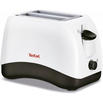 Тостер Tefal TT130130, Delfini 2, Toaster, 850W, 2 Hole, 7 Stage thermostat, Stop function, Defrosting, Reheating, white