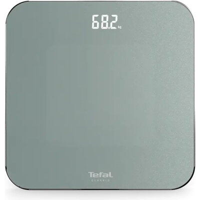 Везна Tefal PP1903V0 Classic 3 Euclyptus Metal, glass platform (31x31cm, 5mm), 180Kg / 100g, display (75x25), back light display