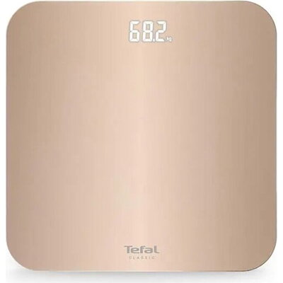 Везна Tefal PP1900V0 Classic 3 Dune Metal, glass platform (31x31cm, 5mm), 180Kg / 100g, display (75x25), back light display, 3 x