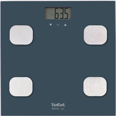 Везна Tefal BM2520V0, Body Up scale, classic design, monitoring weight, fat mass in % and BMI, 150kg / 100g, 8 users memories, a