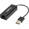 Адаптер Lanberg LAN adapter card USB 2.0 1x RJ45 100MB on cable