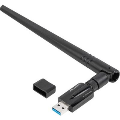 Адаптер Lanberg Wireless Network Card USB adapter NC-1200-WIE AC1200 Dual Band