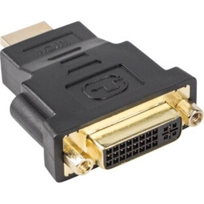 Адаптер Lanberg adapter HDMI (m) -> DVI-D (f) (24+5) single link, black