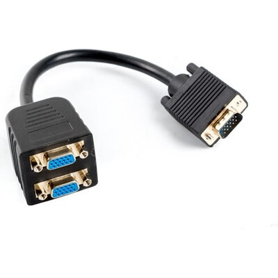 Адаптер Lanberg adapter VGA -> VGAx2, 20cm