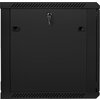 Комуникационен шкаф Lanberg rack cabinet 19” wall-mount 12U / 600x600 for self-assembly (flat pack), black