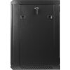 Комуникационен шкаф Lanberg rack cabinet 19'' wall-mount 12U / 600x450 for self-assembly (flat pack), black