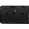 Комуникационен шкаф Lanberg rack cabinet 19” wall-mount 4U / 600x450 for self-assembly (flat pack), black