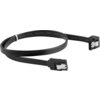 Кабел Lanberg SATA DATA III (6GB/S) F/F cable 30cm metal clips angled, black