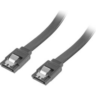 Кабел Lanberg SATA DATA III (6GB/S) F/F cable 30cm metal clips, black