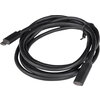 Кабел Lanberg USB-C M/F 3.1 cable 1.5m, Black