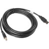 Кабел Lanberg  USB-A (M) -> USB-B (M) 2.0 cable 5m, black