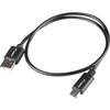 Кабел Lanberg USB-C(M) -> USB-A(M) 2.0 cable 1m QC, black BOX
