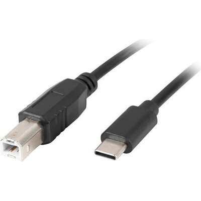 Кабел Lanberg USB-C (M) -> USB-B (M) 2.0 ferrite cable 3m, black