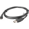 Кабел Lanberg USB MICRO-B (M)  ->  USB-A (M) 2.0 cable, 1m, black