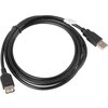 Кабел Lanberg extension cable USB 2.0 AM-AF, 1.8m, black