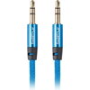 Кабел Lanberg mini jack 3.5mm M/M 3 pin cable 3m, blue premium