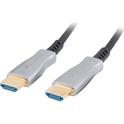 Кабел Lanberg HDMI M/M v2.0 cable 20m optical black aoc